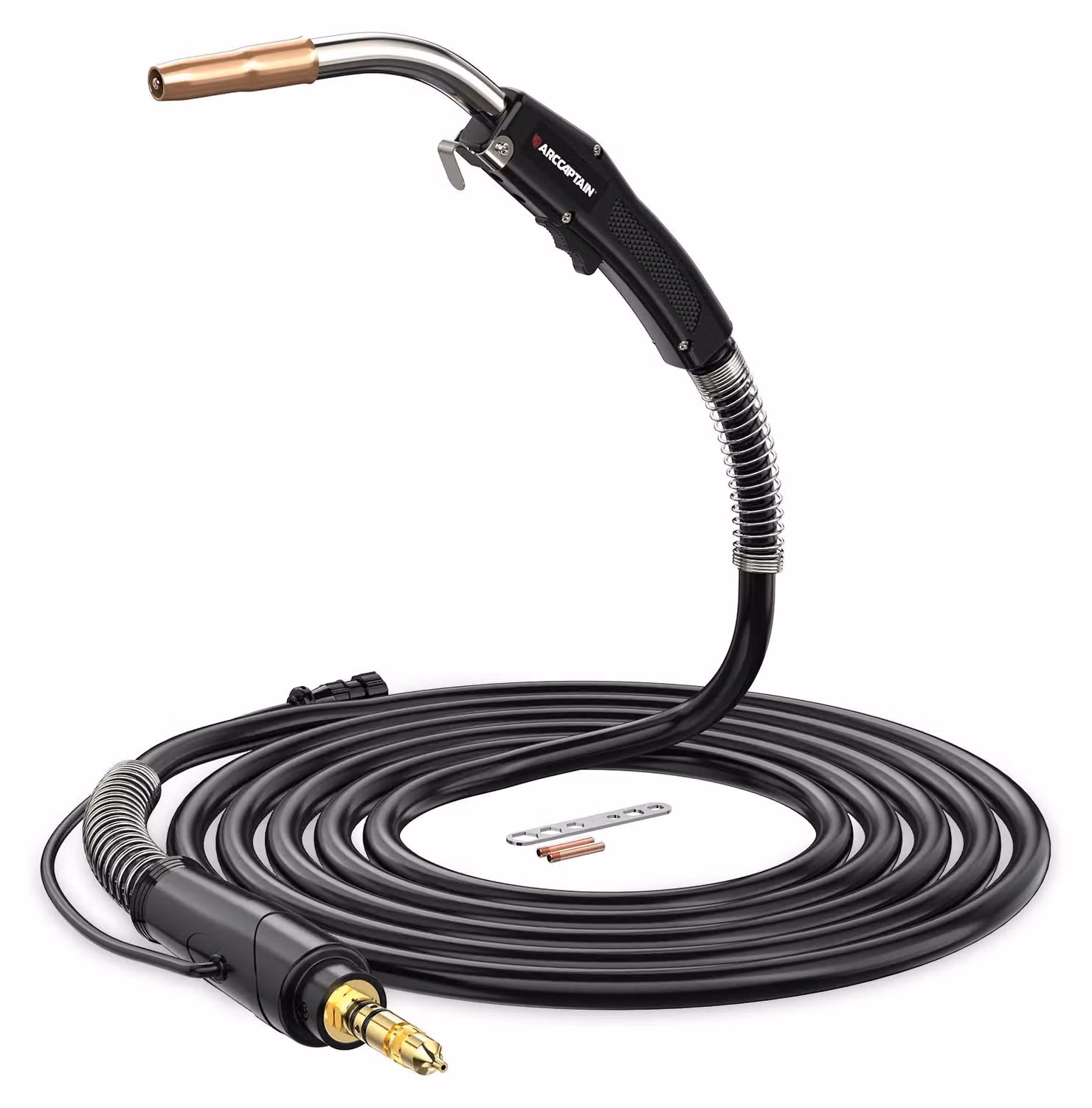 Bruciatore per saldatura MIG - Modello MB15, 250A - Pistola per saldatura - Cavo da 3 metri - Connettore centrale europeo - Ciclo di lavoro del 60% - Bruciatore di ricambio