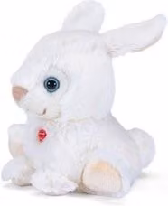 Peluche Coniglio (18x15x14cm) BUSSI Bianco 18188
