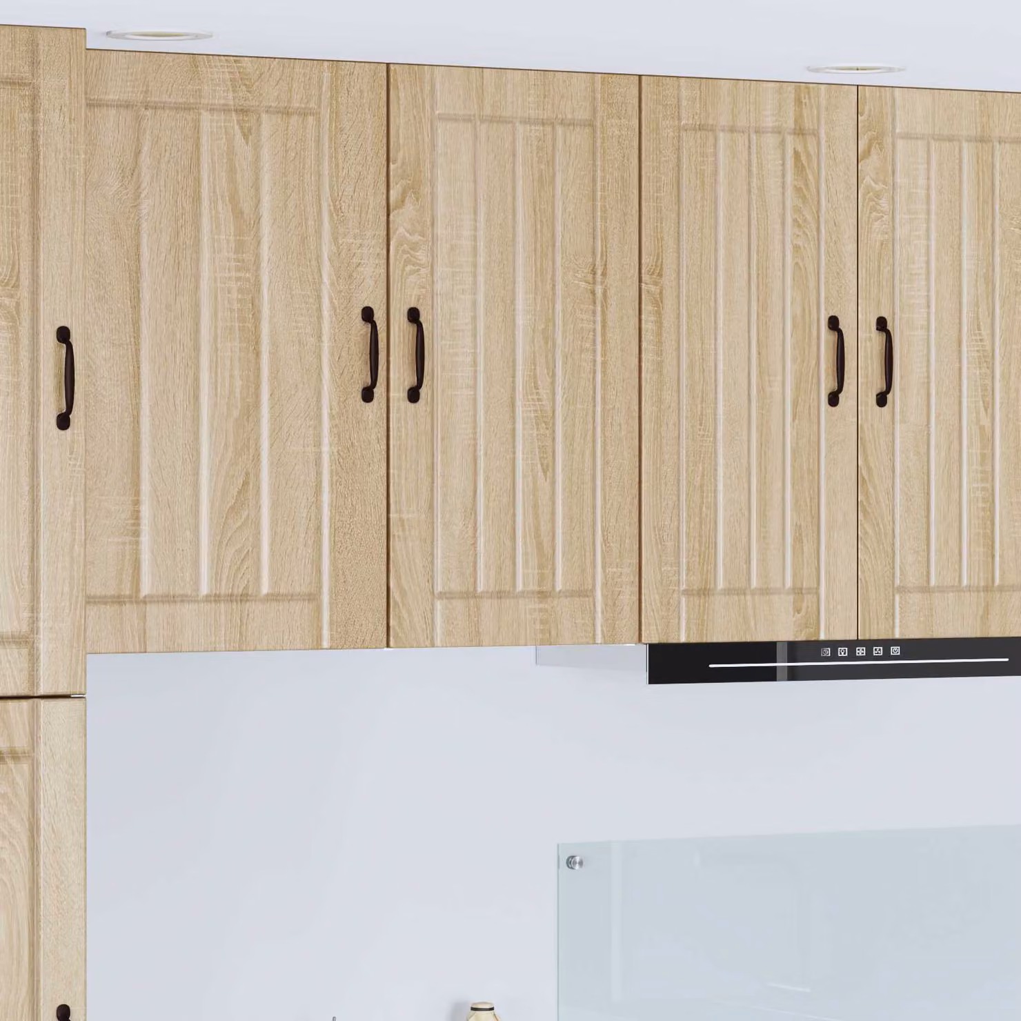 Armadietto a muro da cucina vidaXL LUCCA in Rovere Sonoma marrone L 40 cm, P 31 cm, H 80 cm