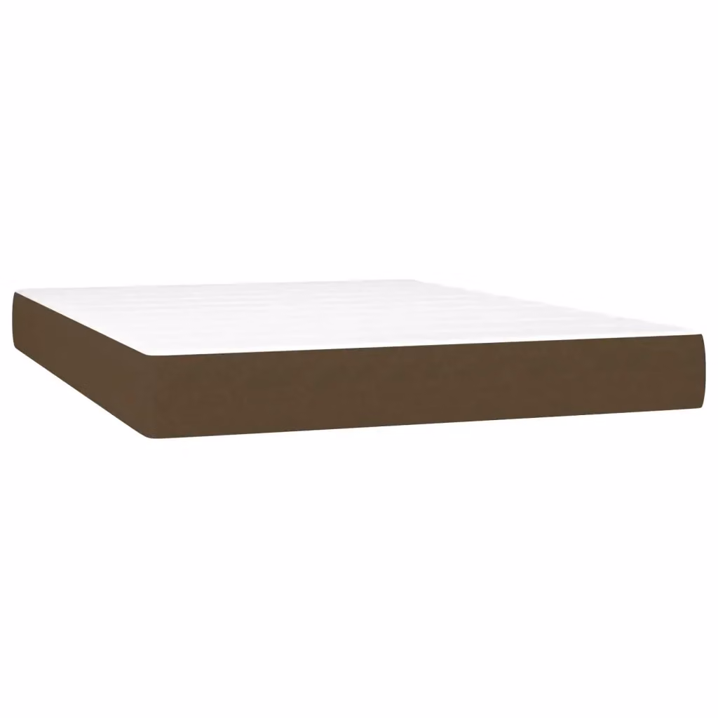 Materasso Ibrido vidaXL con Molle Insacchettate, Marrone e Bianco, L 140 cm x P 200 cm x H 20 cm – 2