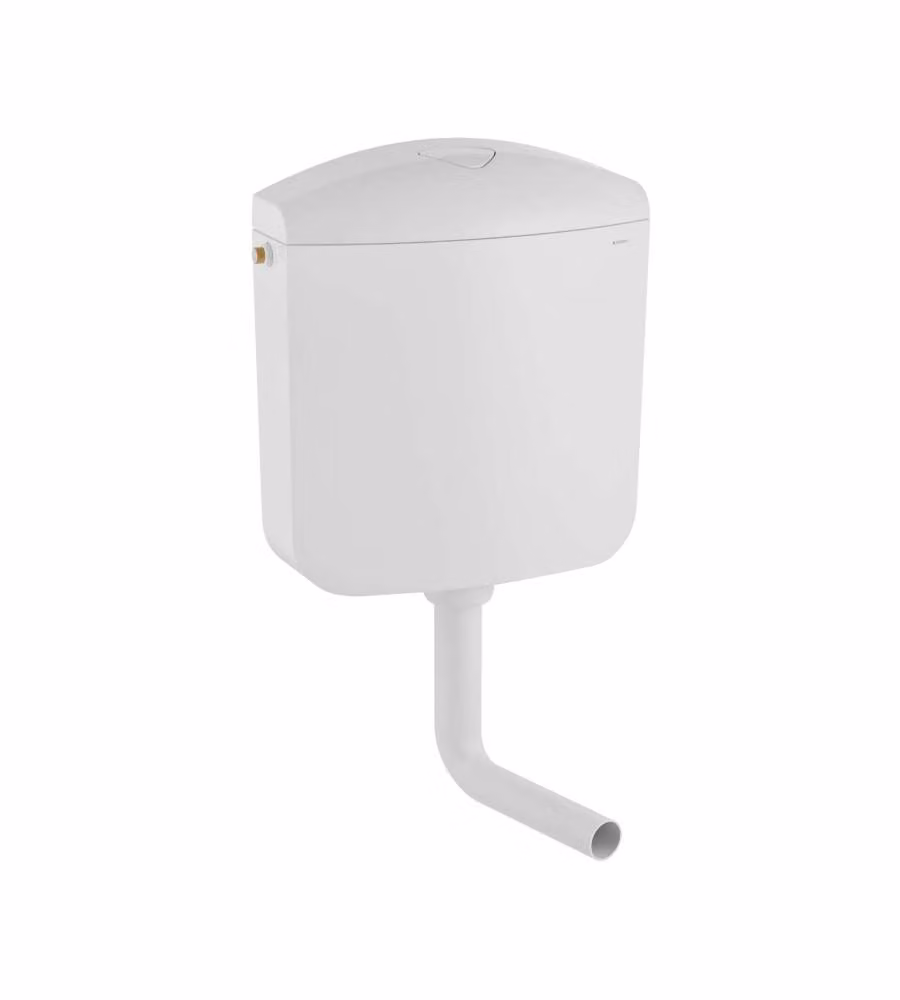 Geberit Cassetta Scarico WC Esterna Bianco - 40x14x44 cm - Doppio Tasto