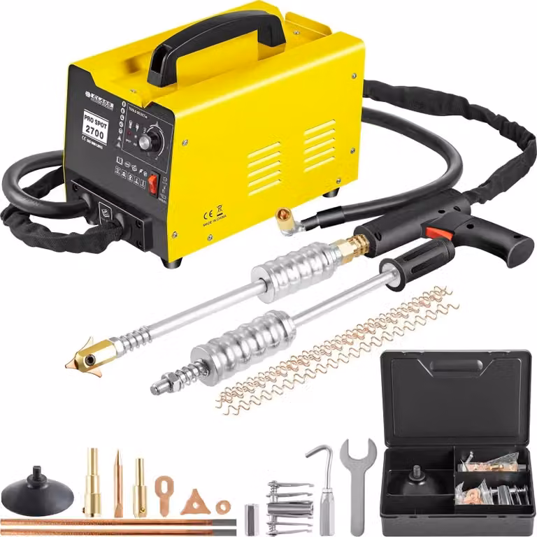 Martello vibrante da 220V - Potenza 2kW - Uscita 3500A - Per riparazioni di metallo - Macchina per rimuovere ammaccature