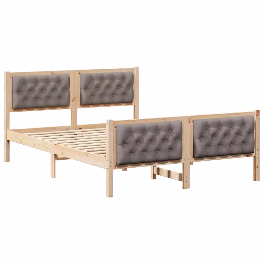 Struttura del letto Talpa vidaXL in pino massello, L/P: 150 x 200 cm – 2