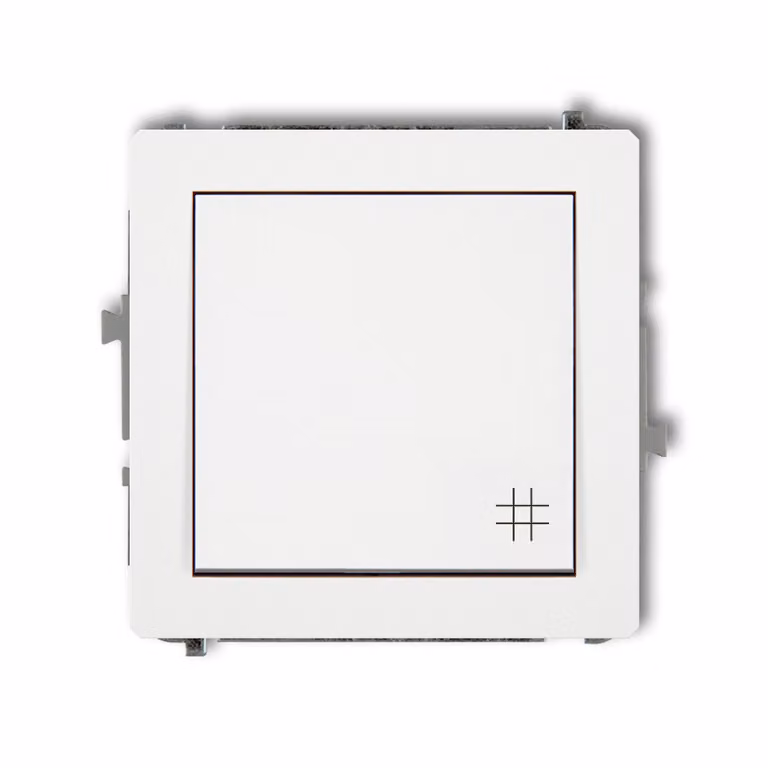 Interruttore a croce DWP-6 KARLIK ELEKTROTECHNIK | SERIE DECO | BIANCO | Telaio interruttore presa di corrente