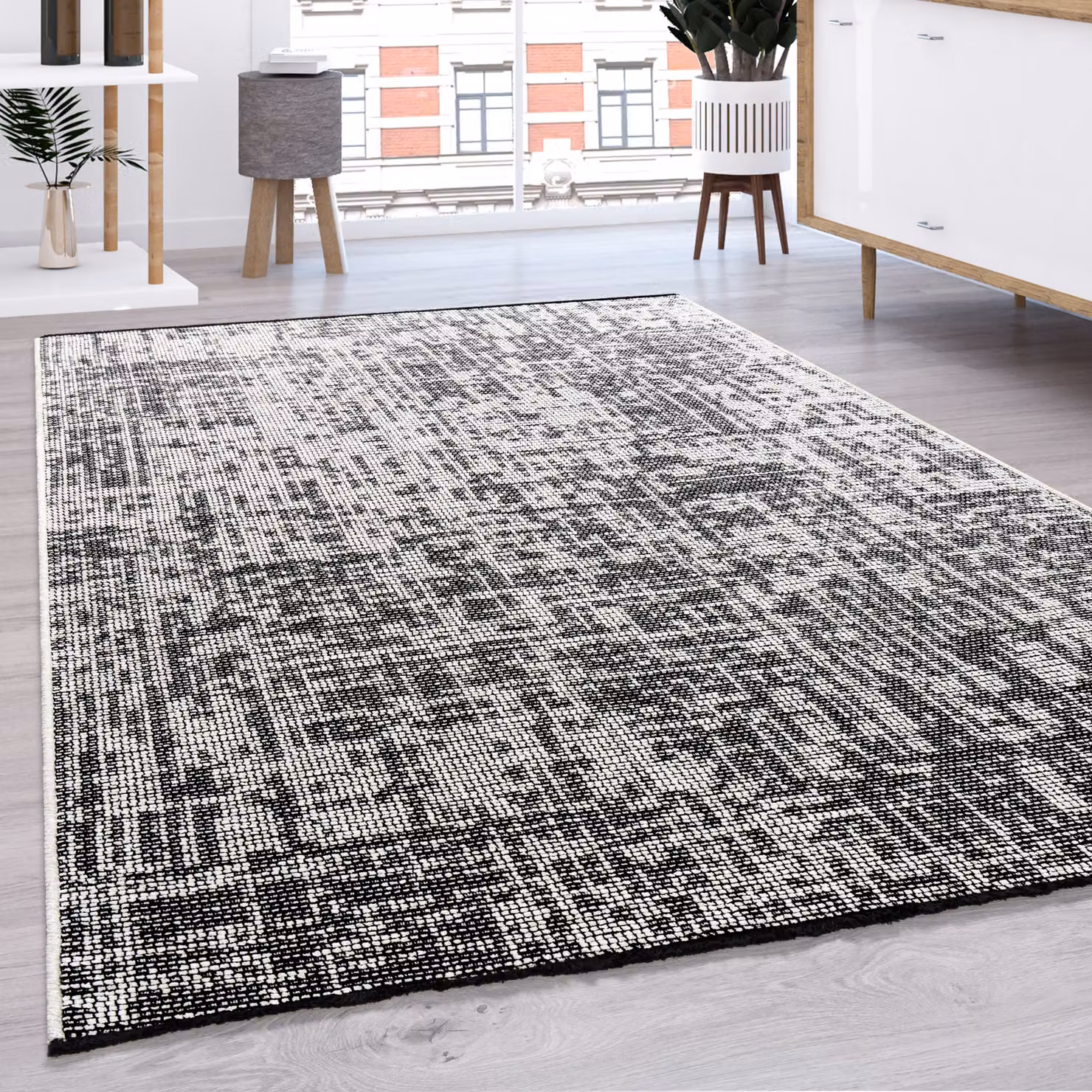 Tappeto Melrose beige con frange L: 160 cm, P: 220 cm – 2