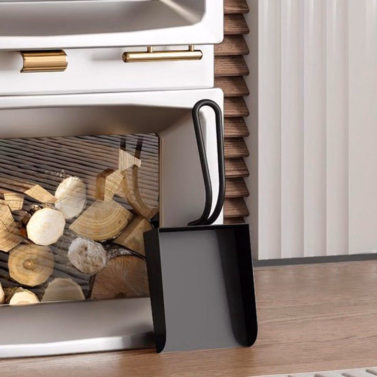 25x10 cm – Accessori per stufe a legna – Strumenti sostenibili ed eleganti per la manutenzione efficiente del camino