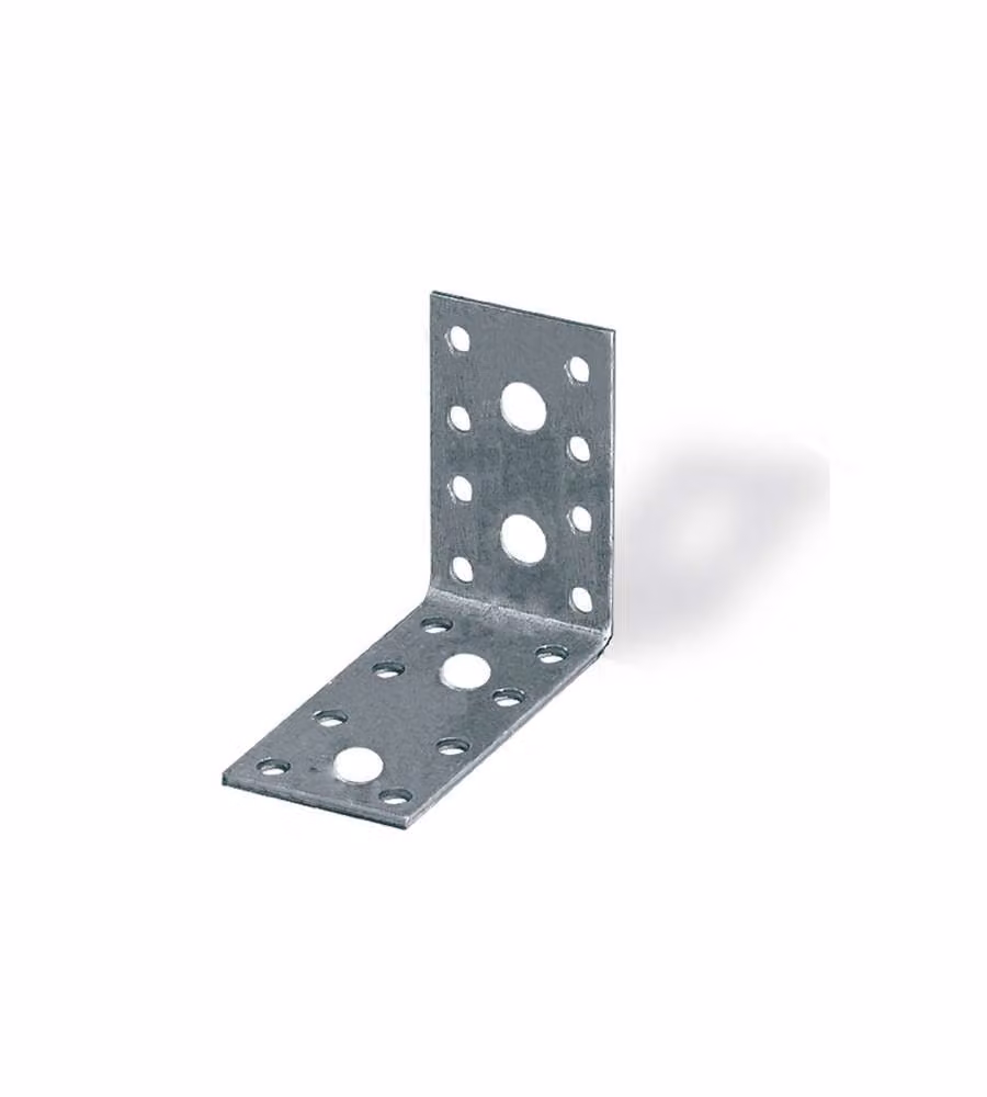 Giunto ad angolo Inox 90 x 90 x 40 mm.