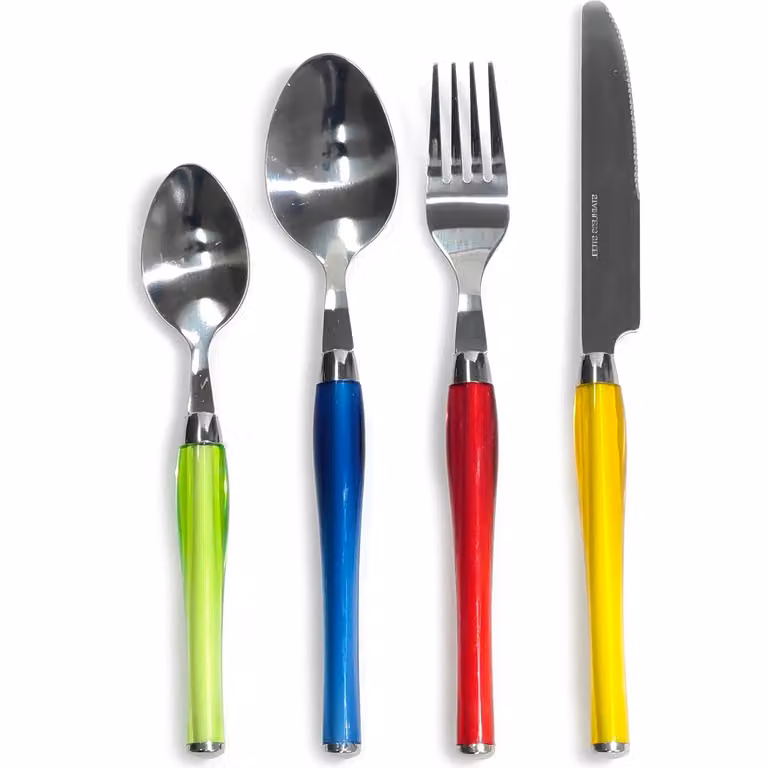 Servizio posate Sharon Mix GUSTO CASA in acciaio inox multicolore, 24 pezzi