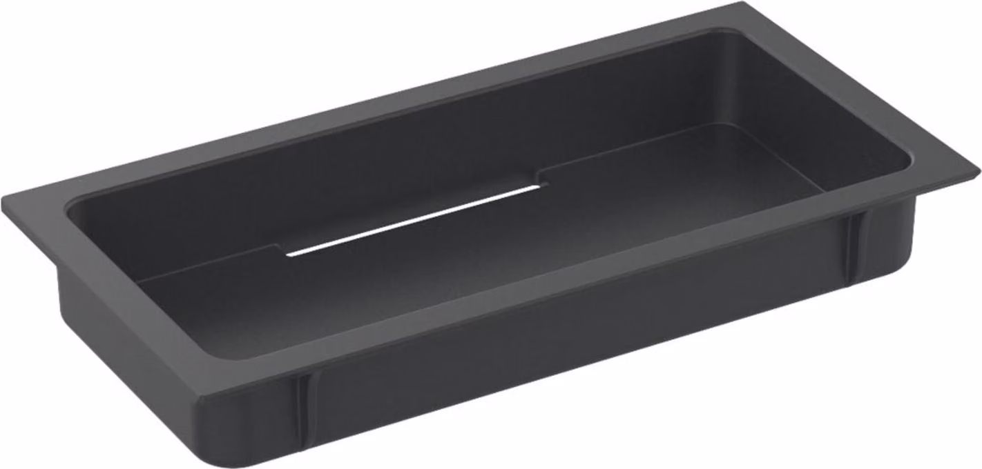 Keuco inserto in plastica PLAN sciolto nero-grigio