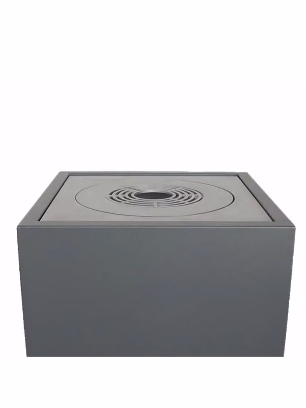 Braciere da giardino Outinfire Q1 con griglia e foro per wok in acciaio inossidabile, colore grigio – 2
