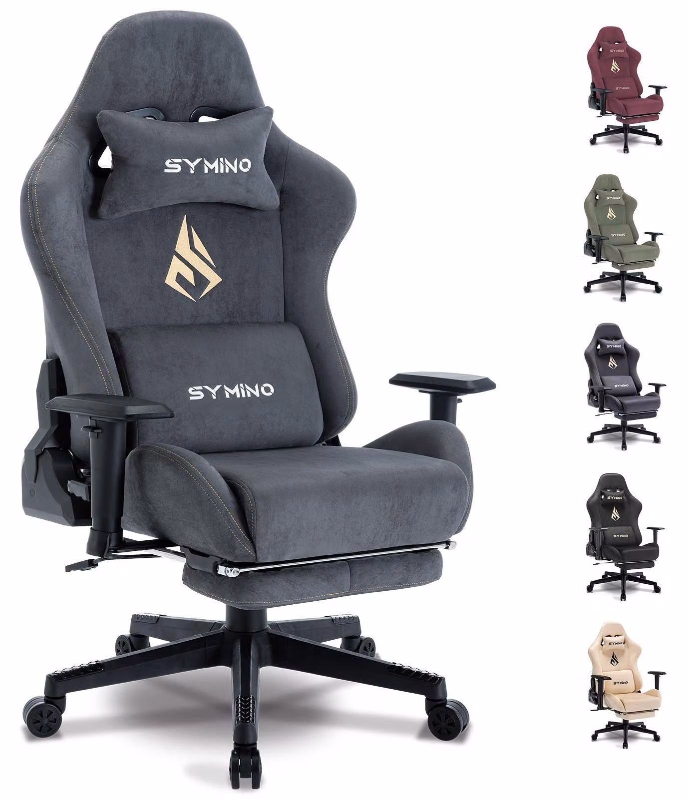 Sedia ergonomica da gaming - Sedia da ufficio - Sedia da gaming - Sedia da lavoro - Poltrona da ufficio - Sedile in memory foam