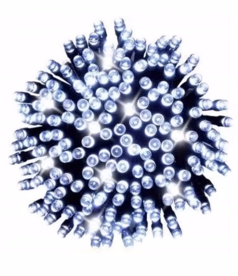 Illuminazione per albero di Natale Englass per esterni, 300 LED, bianco