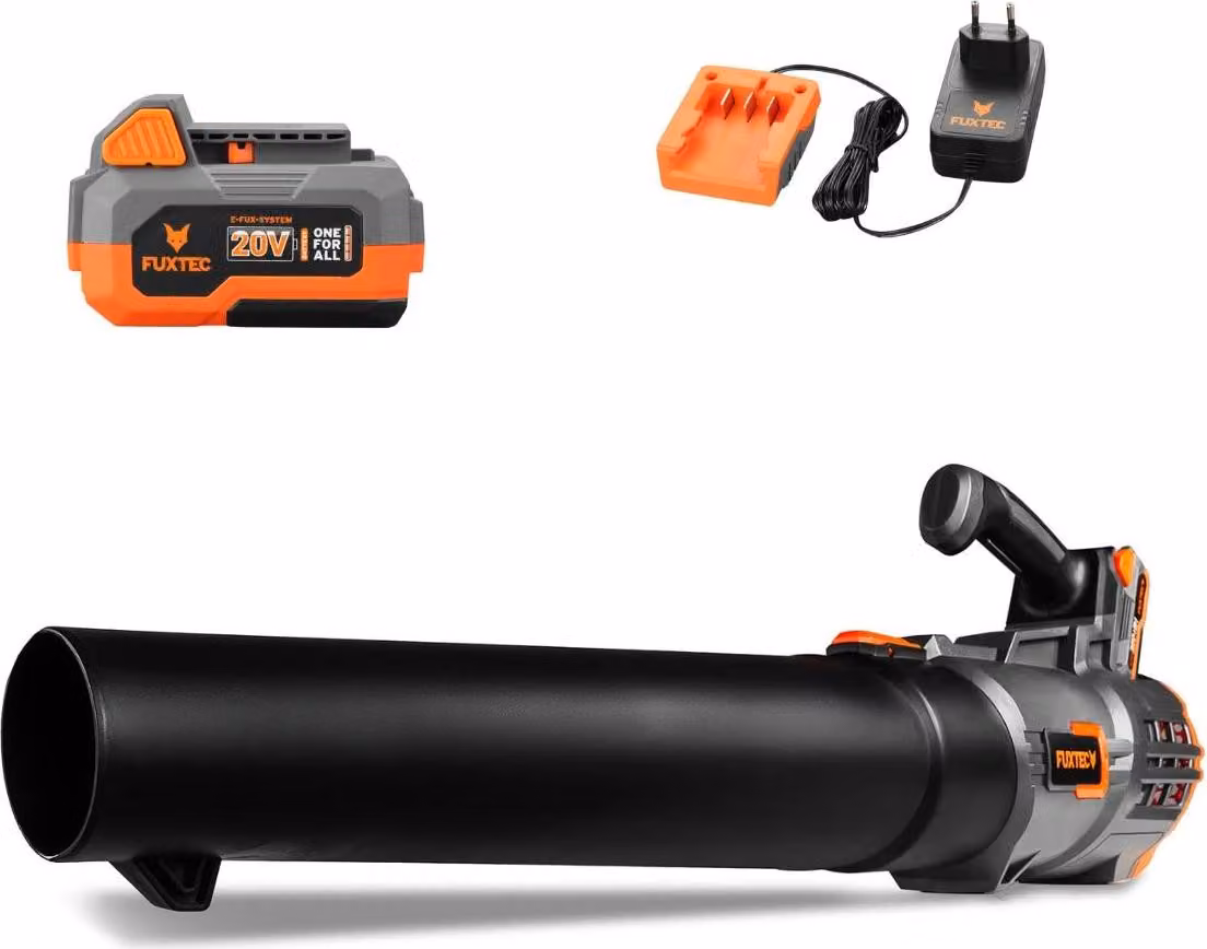 Soffiatore a batteria 20V FX-E1LB20 FUXTEC - con batteria 4Ah e caricabatterie