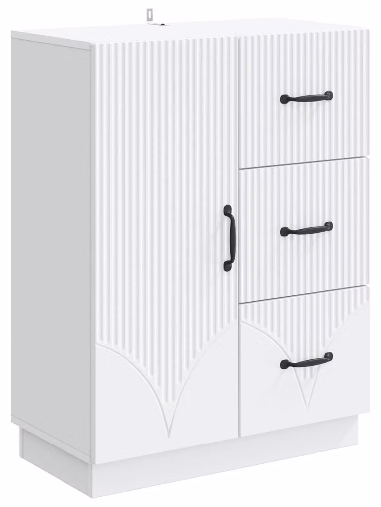 Credenza Bianco 66 x 34,5 x 87 cm Legno ingegnerizzato