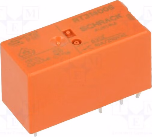 1 relè: bobina elettromagnetica, 6 VDC, 16 A / 250 VAC, Mini 9-1393239-3, elettromeccanico