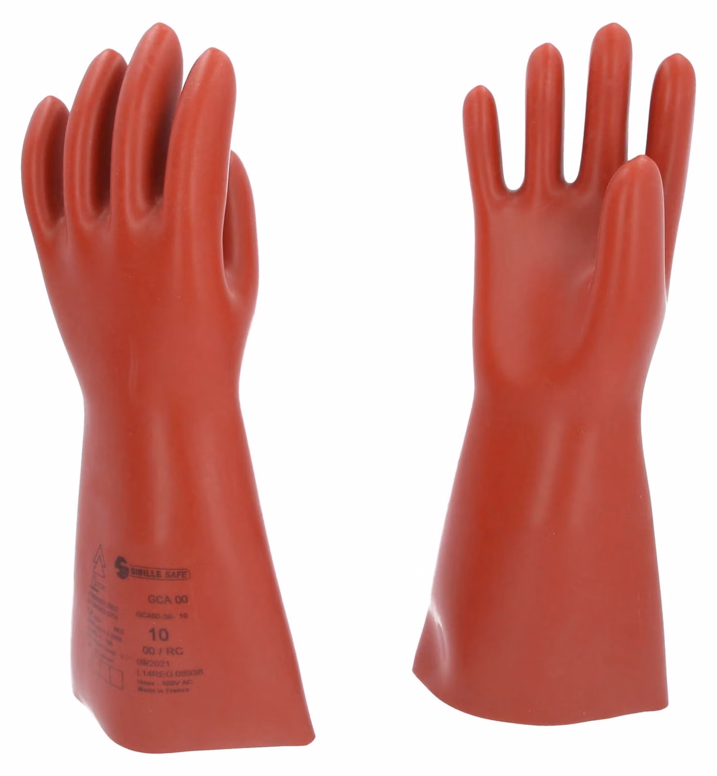 KS TOOLS Guanto di protezione per elettricisti con protezione meccanica e termica taglia 10 classe 00 rosso - 117.0084