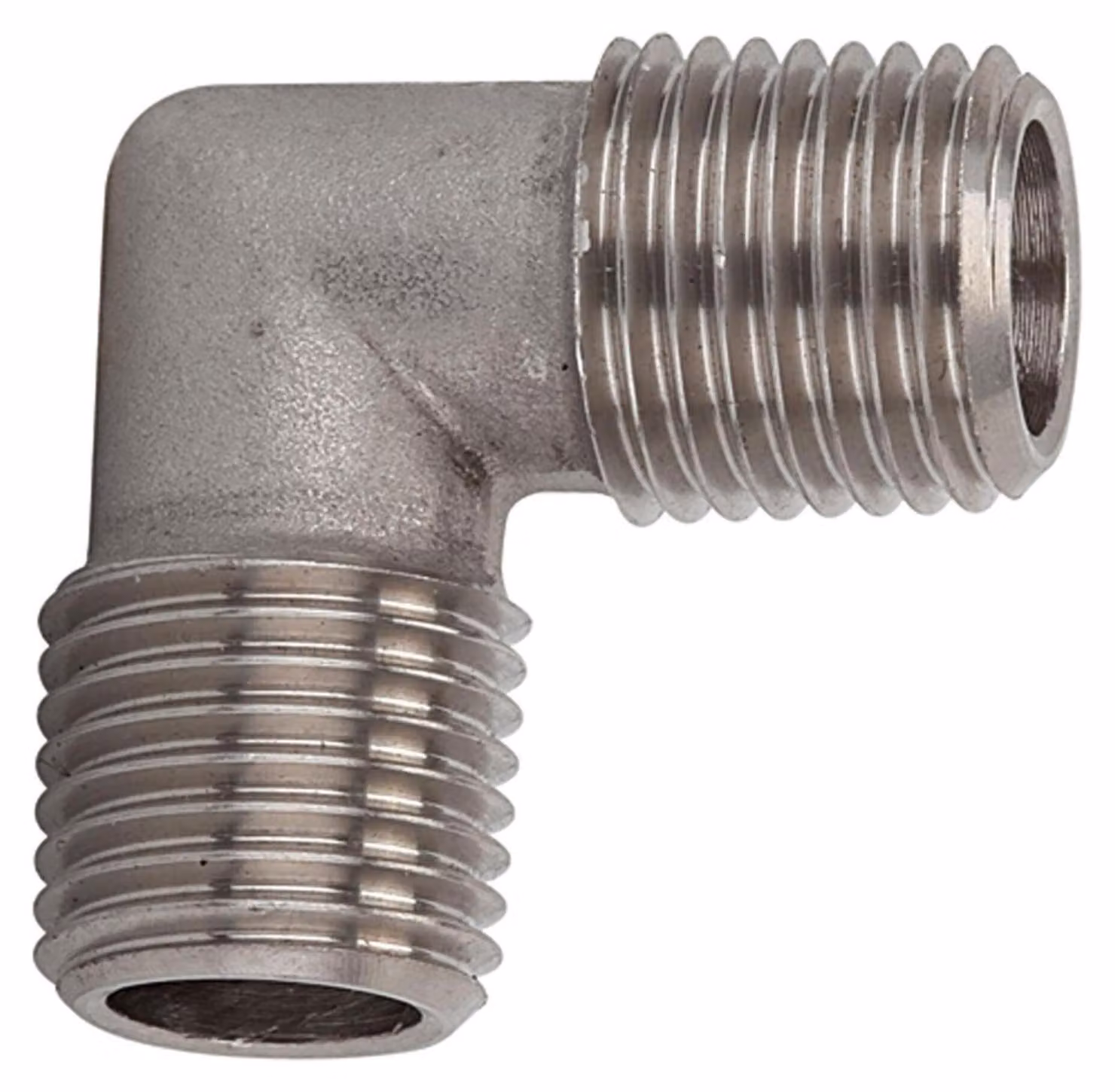 Gomito Riegler, esterno/esterno, R 1/4, acciaio inox 1.4404