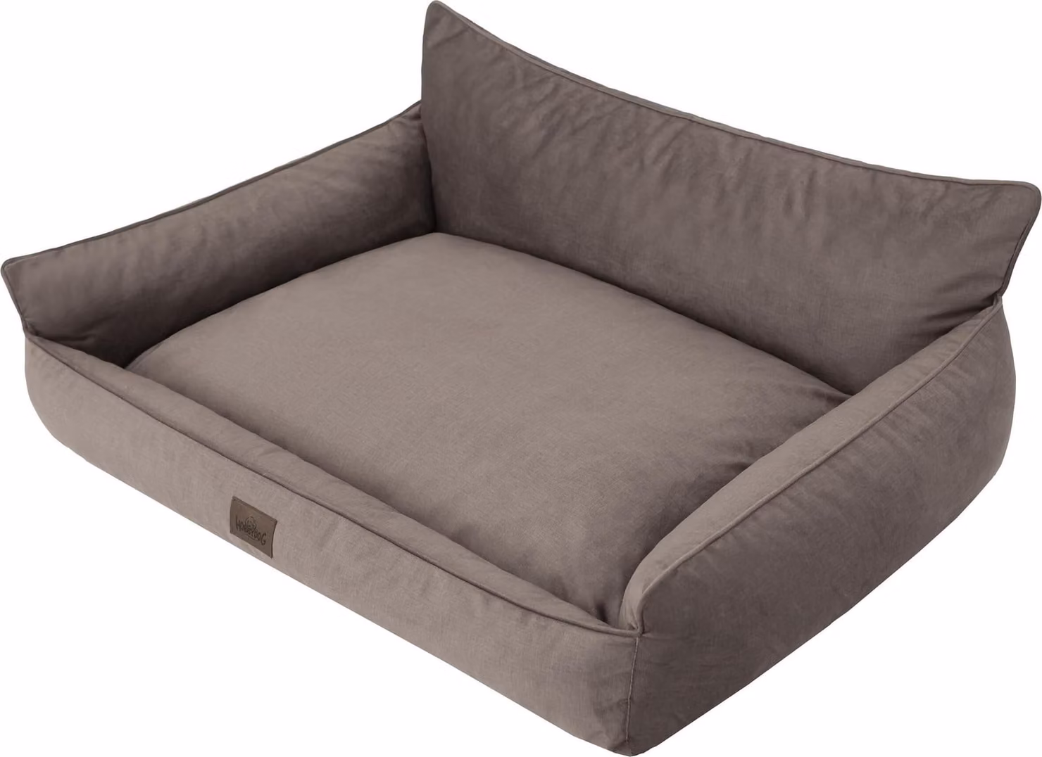 Letto ortopedico per cani JOKER letto per cani divano letto cestino materasso letto per animali XXXL 132x106 cm marrone velours