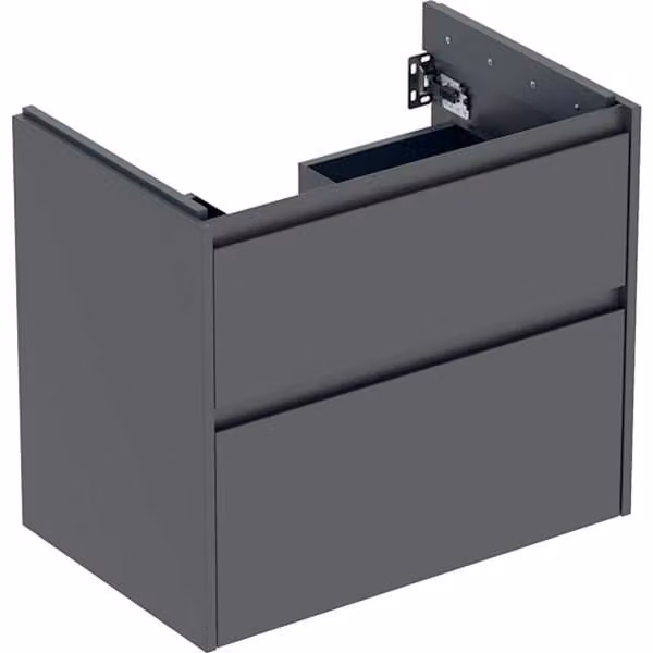 Geberit Renova Plan armoire sous lavabo, avec deux tiroirs, 69,3x60,6x44,6cm, 504.029.JK.1, 504.029.JK.1