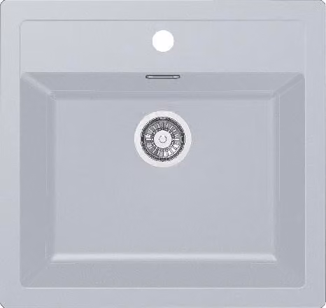 Franke Sirius - Lavello in tectonite SID 610, 560x530 mm, bianco 114.0284.165