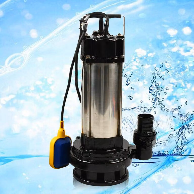 Pompa sommergibile per acque sporche, 1500 W - 36,5 m³/ora - Acciaio inossidabile - Scarico di acque reflue