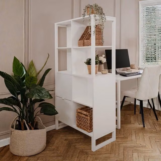 Libreria bifacciale Sumatra20A colore bianco