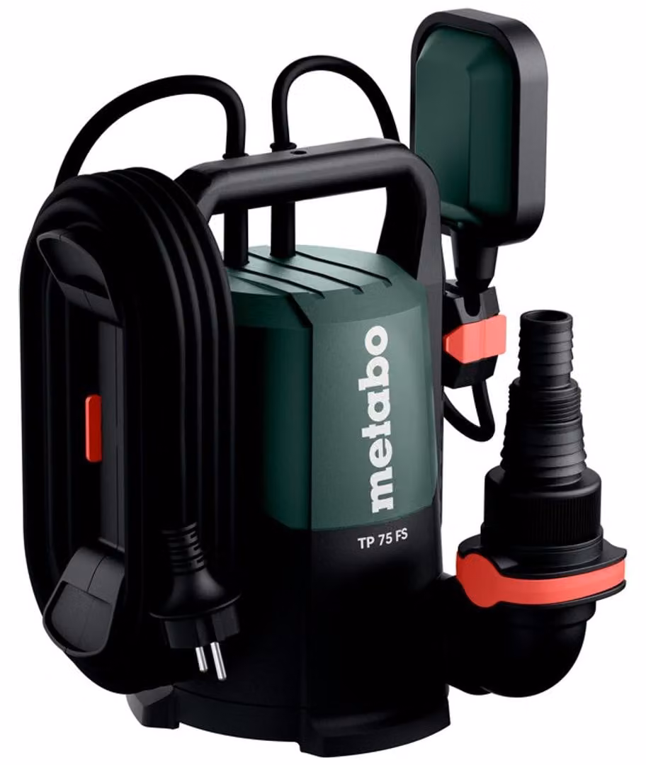 Metabo TP 75 SF Klarwasser-Tauchpumpe (Max. Fördermenge 7500l/h) 601790000