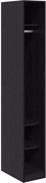 Guardaroba Rovere Nero 50 x 30 x 200 cm Legno multistrato CFW6159318