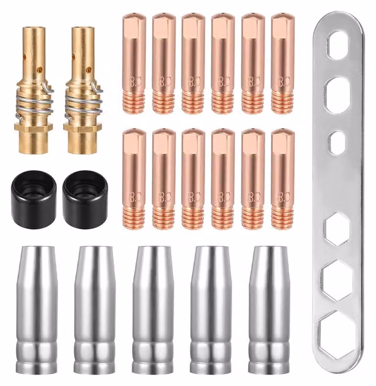 Kit di ricambi soggetti a usura, MB15AK; set di accessori per saldatura da 22 pezzi