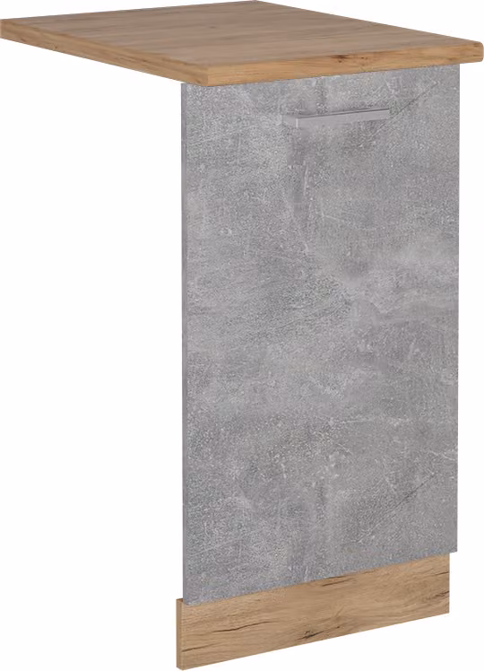 Pannello frontale della lavastoviglie Vicco R-Line Calcestruzzo 45 cm , PL Rovere, Model 55045