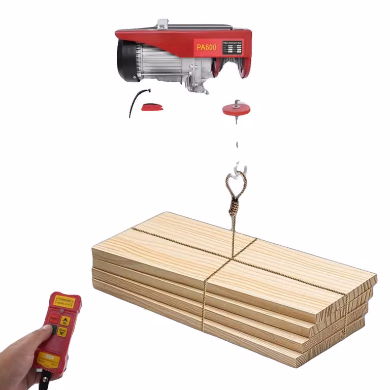 Avvolgitori elettrici, potenza 1200W, tensione 220V, capacità di sollevamento 600kg, velocità di sollevamento 10 m/min, grado di protezione IP40