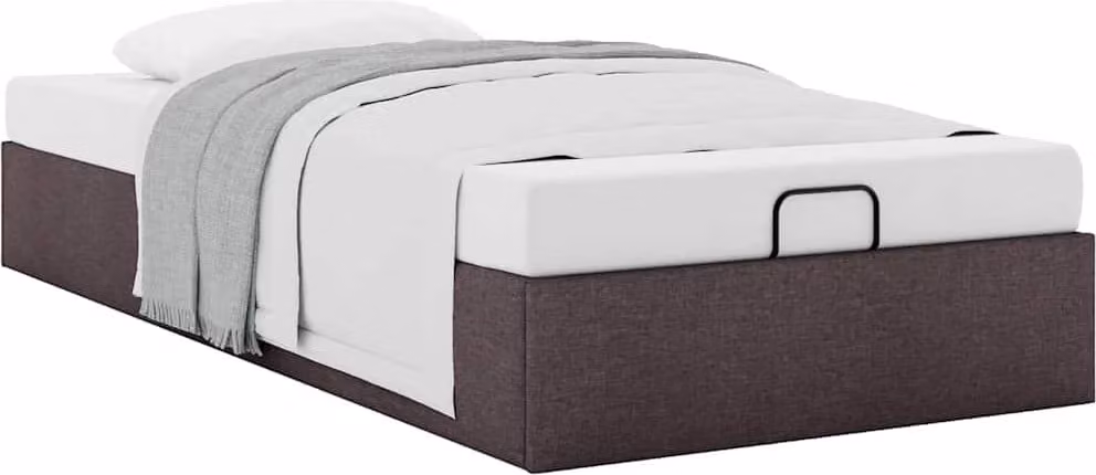 Struttura Letto Pouf senza Materasso 100x200 cm in Tessuto