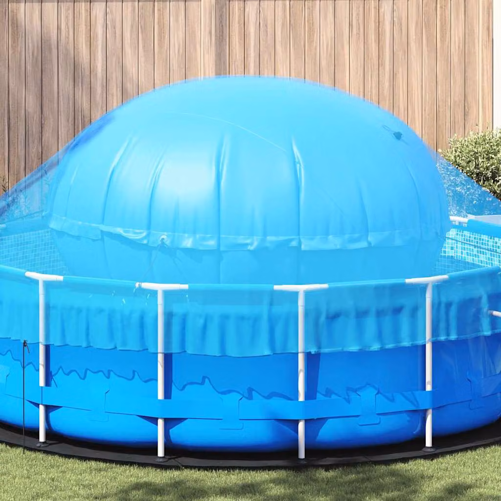 Cuscino invernale per piscina a cupola vidaXL in PVC Blu Ø 310 cm
