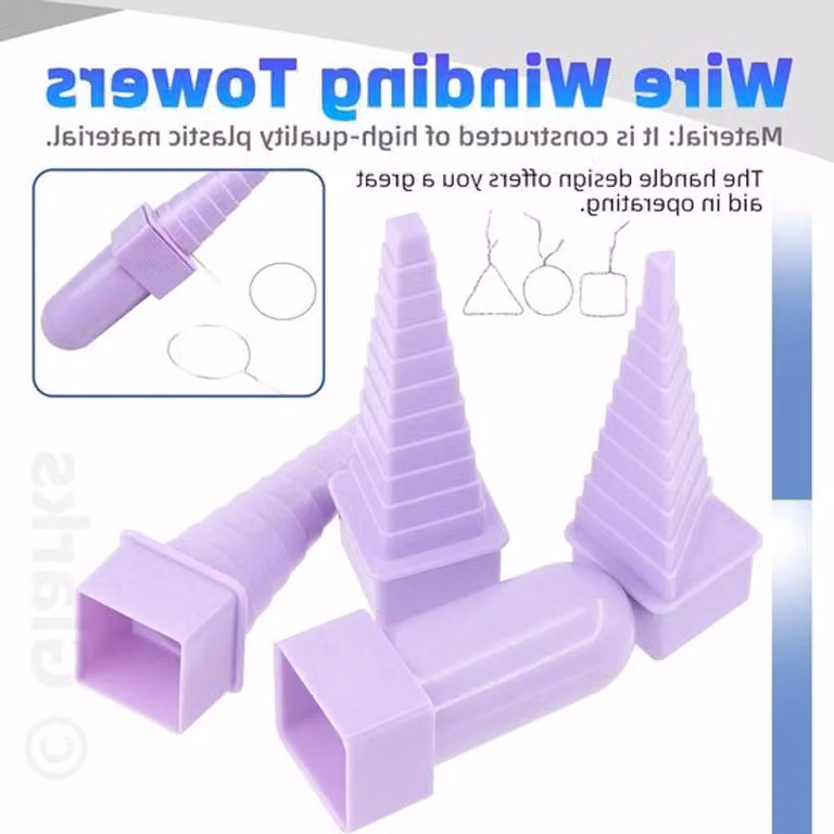 Set di 8 utensili per la lavorazione del filo, comprensivo di spazzola abrasiva per filo, pinza multifunzione per la creazione di perline (6 in 1) e tronchesi per filo, ideali per la gioielleria, la modellazione del filo e la creazione di anelli