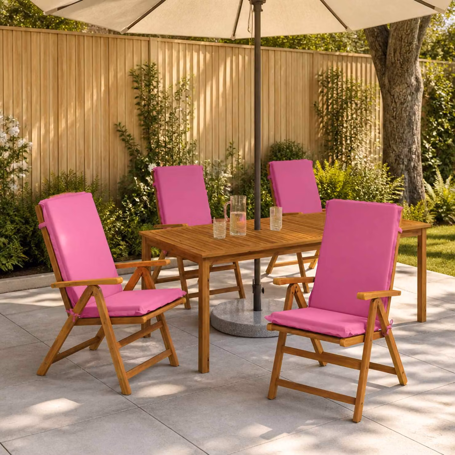 vidaXL Cuscino per sedia a schienale alto GEMERT 6 pz 100% Poliestere