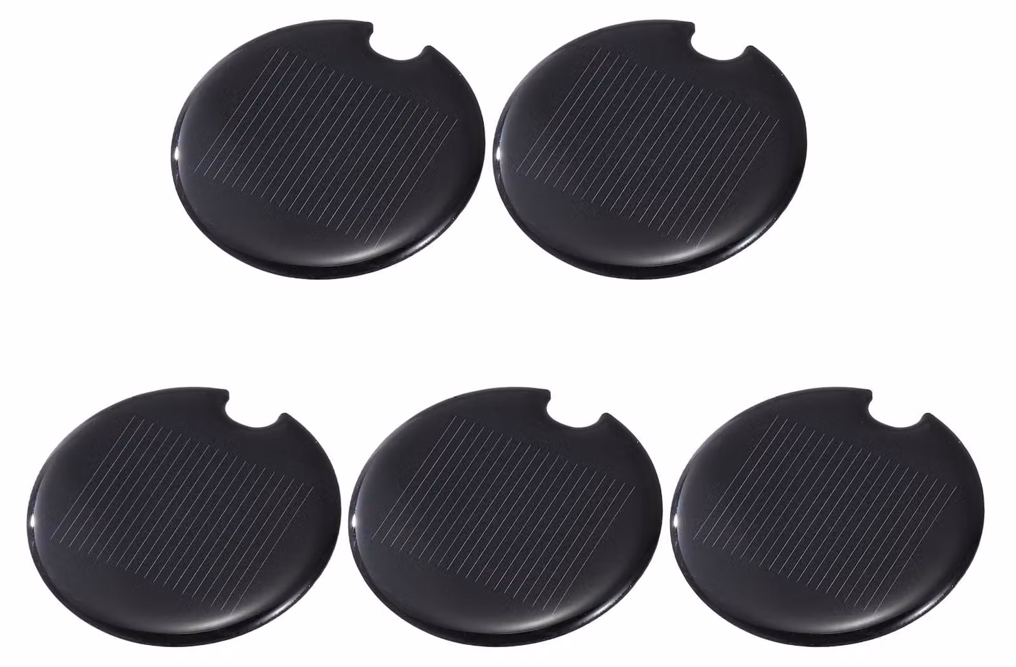 5 pannelli solari mini, 0,5V, 0,13W, adatti a diversi progetti