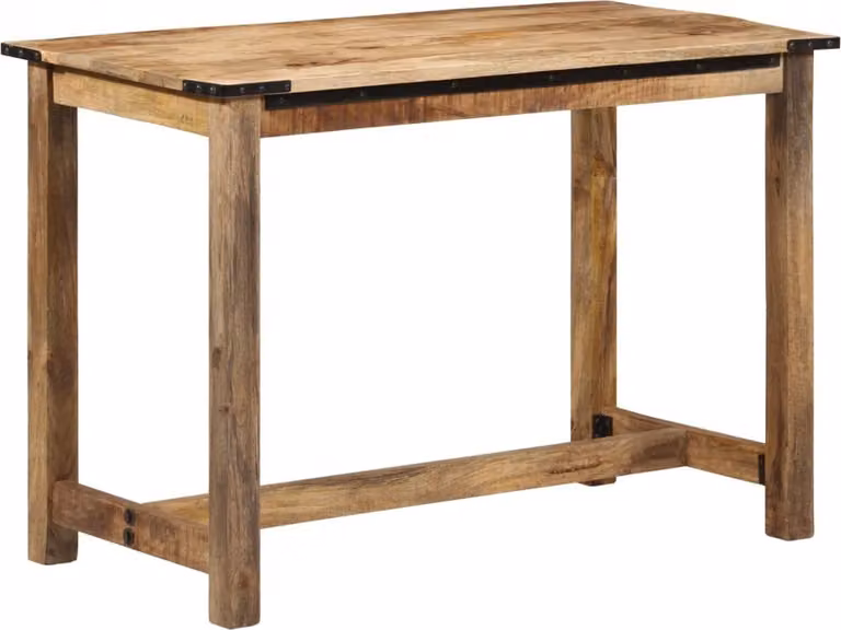 Tavolo da pranzo 110x55x75 cm in legno massiccio di mango