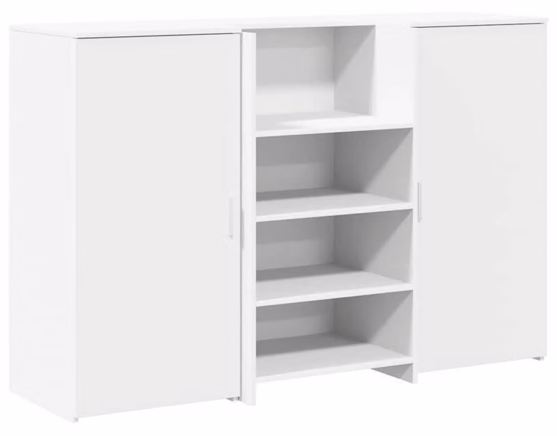 Banchi di lavoro – Reception – Area di accoglienza – Postazione di lavoro – Con spazio contenitivo – Ampio piano di lavoro – Bianco