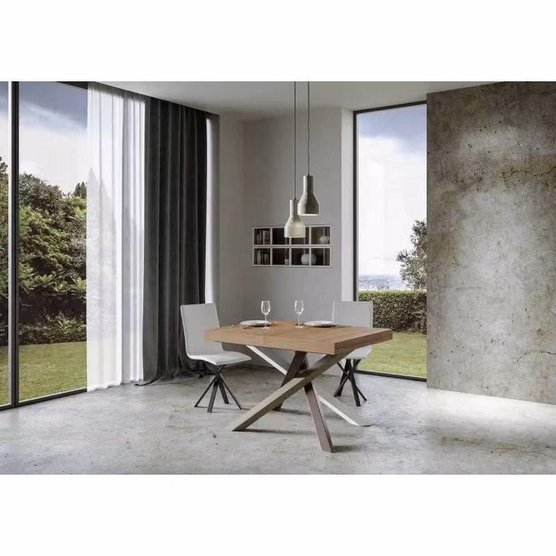 Tavolo allungabile Volantis Premium Itamoby L/P/H: 90 x 130/234 x 77 cm in finitura Quercia Natura – 2