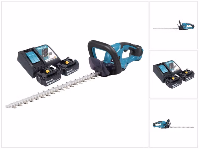 Tagliasiepi a batteria Makita DUH 507 RF2 18 V 50 cm + 2x batteria ricaricabile 3,0 Ah + caricabatterie