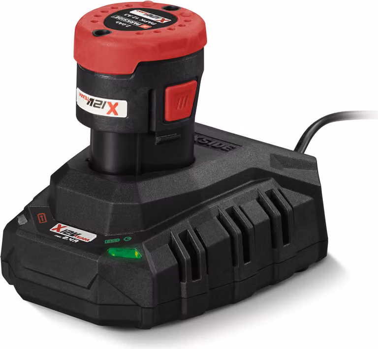 Caricabatteria PARKSIDE® 12 V «PLGK 12 A3», con batteria da 2 Ah «PAPK 12 A3»