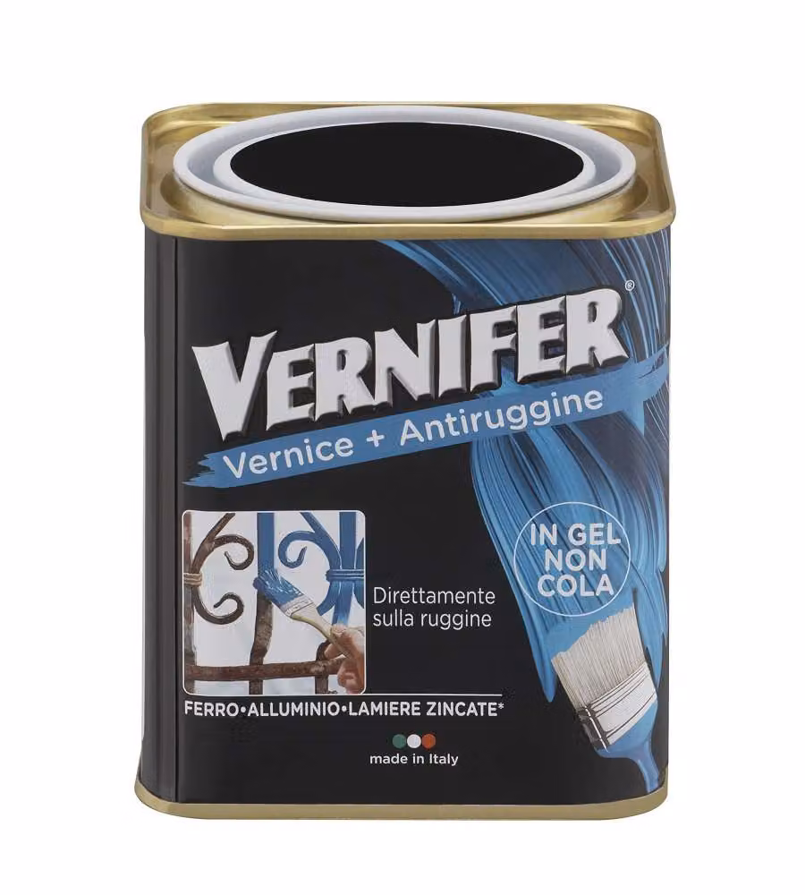 Arexons Vernice Gel Antiruggine Vernifer Nero Lucido 0,75 l – 2