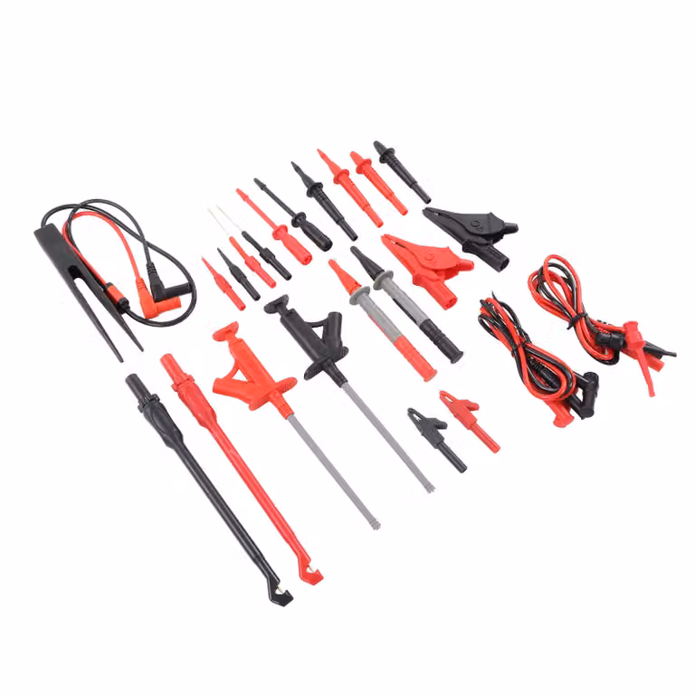 Kit di cavi di prova del multimetro, kit di sonde di prova del multimetro, kit di fili di prova del multimetro, kit di linee di prova del multimetro, kit di ganci di prova del multimetro, sonde di prova elettriche