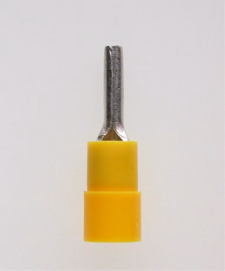 Capo cavo isolato, codifica colore DIN sezione 4 mm² - 6 mm² giallo - 1 pezzo