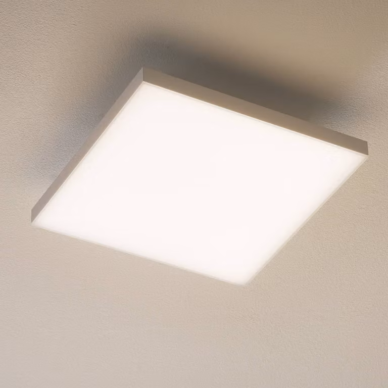 Paul Neuhaus Plafoniera a LED Frameless, dimmerabile, Bianco / Opale, Soggiorno / Sala da pranzo, Metallo, Moderno, Plafoniera LED