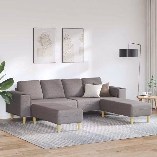 Divano per Soggiorno 3 pz Talpa Poliestere 3335117