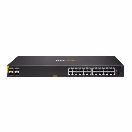 Switch Aruba CX 6000 R8N87A R8N87B con 24 porte 10/100/1000 Class 4 PoE (370W) e 4 porte 1Gb SFP Nero – 2