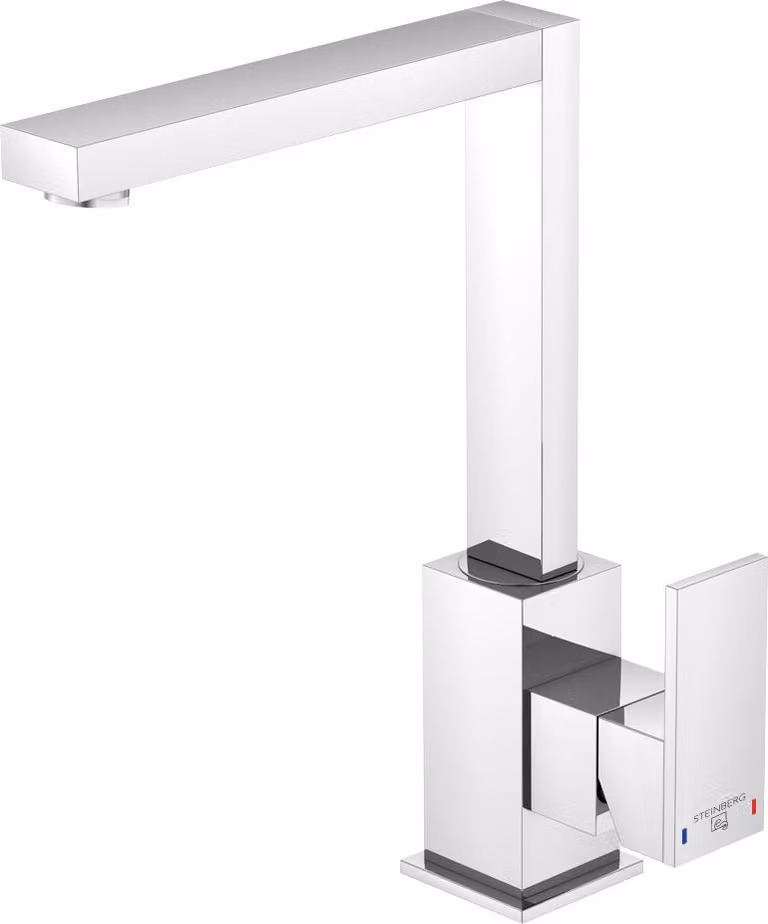Steinberg Série 160 robinet de cuisine, pivotant, sans garniture de vidage, saillie 180 mm, 1601400, 1601400