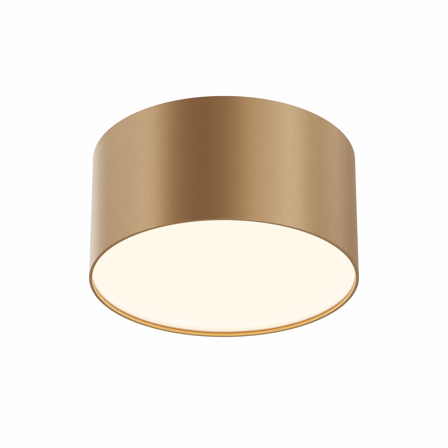 LED 12 cm plafond circolare 12W oro opaco Zon Maytoni