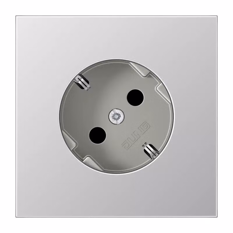 Jung AL2520-45 Presa SCHUKO® a 45°, 16 A 250 V ~ Alluminio
